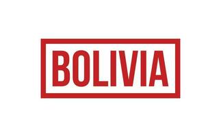 Bolívia borracha carimbo foca vetor