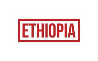 Etiópia borracha carimbo foca vetor
