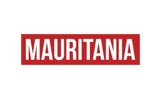 Mauritânia borracha carimbo foca vetor