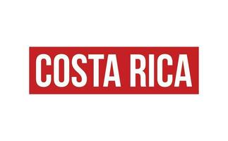 costa rica borracha carimbo foca vetor