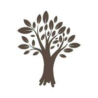 crescimento ecologia orgânico natural folha de árvore vetor