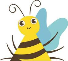 abelha inseto fundo Projeto decoração. vetor
