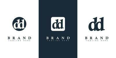 moderno e simples minúsculas dd carta logotipo, adequado para qualquer o negócio com dd iniciais. vetor