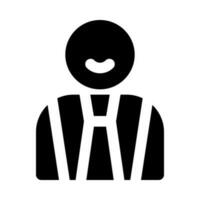 ícone de funcionário para seu site, celular, apresentação e design de logotipo. vetor