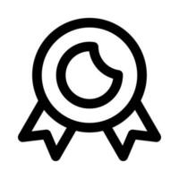 ícone de medalha para seu site, celular, apresentação e design de logotipo. vetor