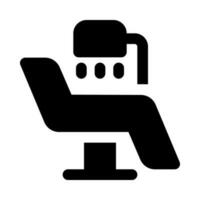 dentista cadeira ícone para seu local na rede Internet, móvel, apresentação, e logotipo Projeto. vetor