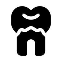 dente ícone para seu local na rede Internet, móvel, apresentação, e logotipo Projeto. vetor