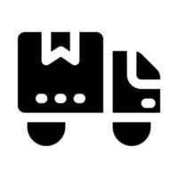 ícone do caminhão de entrega para seu site, celular, apresentação e design de logotipo. vetor