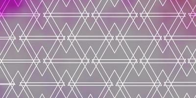 fundo vector rosa roxo claro com ilustração gradiente abstrata estilo poligonal com padrão de triângulos para folhetos de livretos