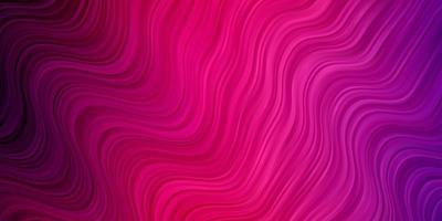layout de vetor rosa roxo claro com ilustração abstrata colorida de arco circular com padrão de curvas gradientes para comerciais de anúncios