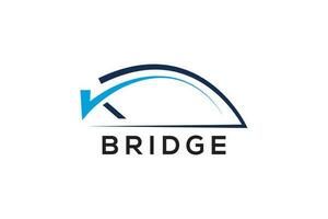 carta k ponte logotipo Projeto vetor modelo