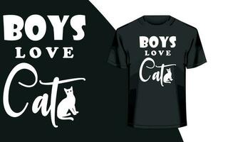 gato mãe tipografia camiseta Projeto. vetor