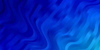textura de vetor azul claro com ilustração colorida de curvas que consiste em um padrão de curvas para páginas de destino de sites