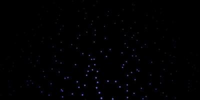 fundo vector roxo escuro com estrelas pequenas e grandes ilustração colorida em estilo abstrato com padrão de estrelas gradientes para livretos de anúncio de ano novo