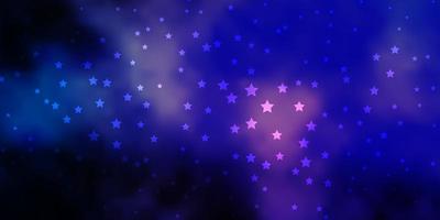 padrão de vetor azul rosa escuro com estrelas abstratas ilustração abstrata geométrica moderna com estrelas melhor design para seu banner de pôster de anúncio