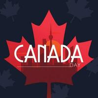 Canadá dia 2023 vetor ilustração