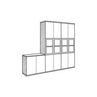 estante de livros ícone mobília minimalista logotipo, vetor ícone ilustração Projeto modelo