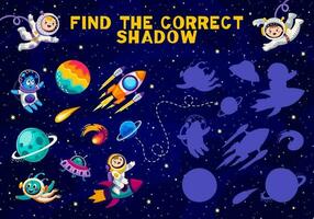 encontrar a corrigir sombra do personagens e planetas vetor