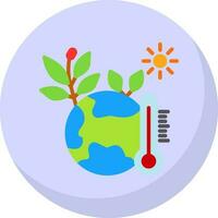 design de ícone de vetor de mudança climática