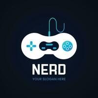 nerd logotipo Projeto vetor modelo