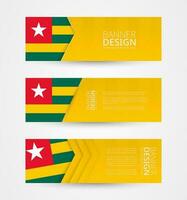 conjunto do três horizontal faixas com bandeira do ir. rede bandeira Projeto modelo dentro cor do ir bandeira. vetor