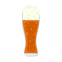 luz Cerveja vidro desenho animado vetor ilustração