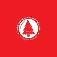 alegre Natal logotipo vetor