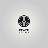 Paz logotipo vetor