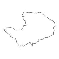 Renfrewshire mapa, conselho área do Escócia. vetor ilustração.