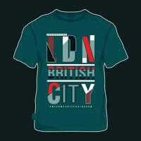 Londres cidade gráfico tipografia, vetor t camisa projeto, ilustração, Boa para casual ativo