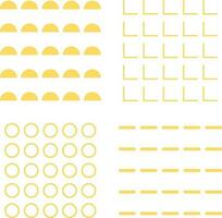 Memphis geométrico de ativos retro gráficos, mínimo gráfico geométrico elementos linhas.vetor pró vetor