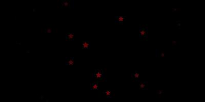 layout de vetor vermelho escuro com estrelas brilhantes ilustração colorida em estilo abstrato com padrão de estrelas gradientes para livretos de anúncio de ano novo