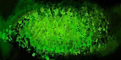textura de polígono gradiente de vetor verde escuro