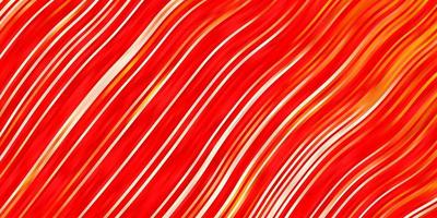 pano de fundo de vetor vermelho claro com ilustração colorida de arco circular que consiste em curvas padrão para comerciais de anúncios