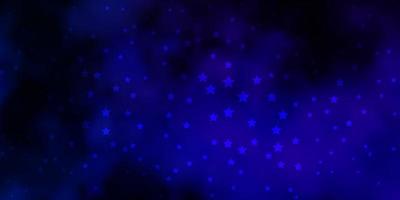 fundo azul escuro com estrelas pequenas e grandes ilustração geométrica moderna com padrão de estrelas para páginas de destino de sites vetor