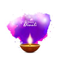 Resumo religioso feliz Diwali saudação fundo vetor