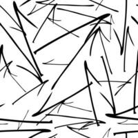 desatado padronizar com Preto mão desenhado rabisco Setas; flechas em branco fundo. abstrato grunge textura. vetor ilustração