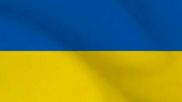 bandeira nacional ucraniana. acenando a bandeira da ucrânia. ilustração vetorial vetor