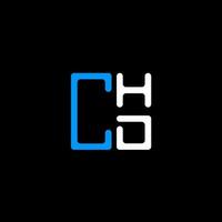 chd carta logotipo criativo Projeto com vetor gráfico, chd simples e moderno logotipo. chd luxuoso alfabeto Projeto