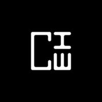 ciw carta logotipo criativo Projeto com vetor gráfico, ciw simples e moderno logotipo. ciw luxuoso alfabeto Projeto