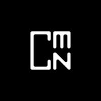 cmn carta logotipo criativo Projeto com vetor gráfico, cmn simples e moderno logotipo. cmn luxuoso alfabeto Projeto