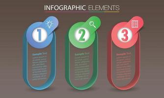 infográficos modernos de banner de modelo de caixa de texto vetor