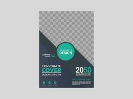 design de capa de livro corporativo criativo vetor