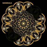 mandala modelo para têxtil para impressão pronto vetor