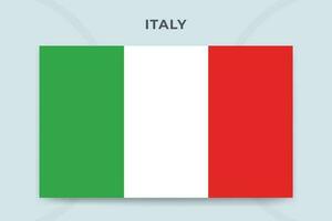 Itália nacional bandeira Projeto modelo vetor