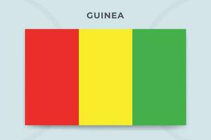 Guiné nacional bandeira Projeto modelo vetor