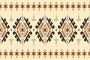 tapete étnico ikat padronizar arte. asteca étnico desatado padronizar dentro tribal. mexicano estilo. vetor