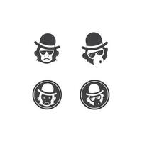 macaco vetor logotipo Projeto