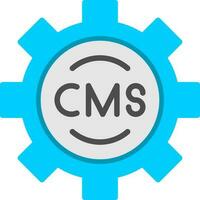 cms vetor ícone Projeto