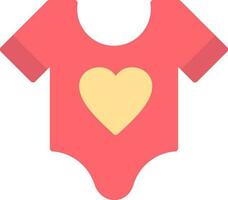 bebê camisa vetor ícone Projeto